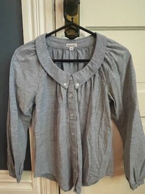 Steven Alan Peter Pan Collar Chambray Shirt